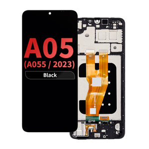 FOG LCD Assembly with Frame for Samsung Galaxy A05 (A055 / 2023) - Black