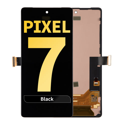 GEN OLED Assembly with Frame for Google Pixel 7 (Without Finger Print Sensor) - Black