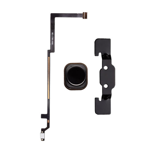 Home Button with Flex for iPad Air 1 - Black