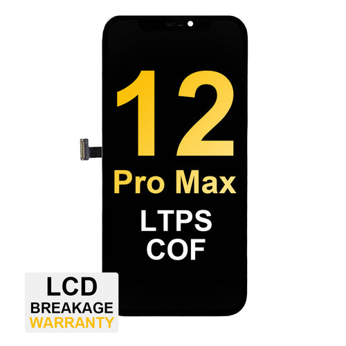 (MP+ COF) LTPS InCell LCD Assembly for iPhone 12 Pro Max - Black