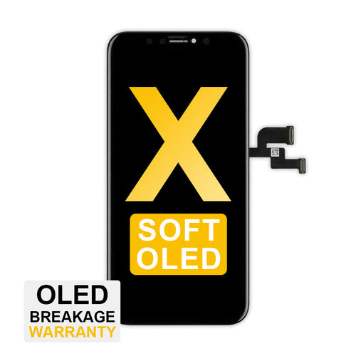 (MP+) Soft OLED Assembly for iPhone X - Black